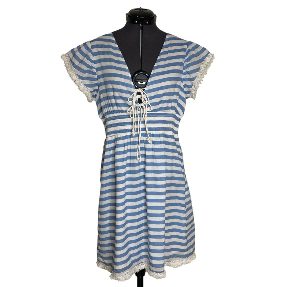 STS Sail to Sable Tie Front Dress